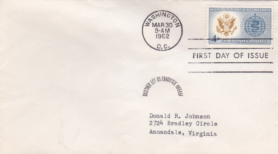 United States Scott 1194 FDC Addressed to Donald R Johnson