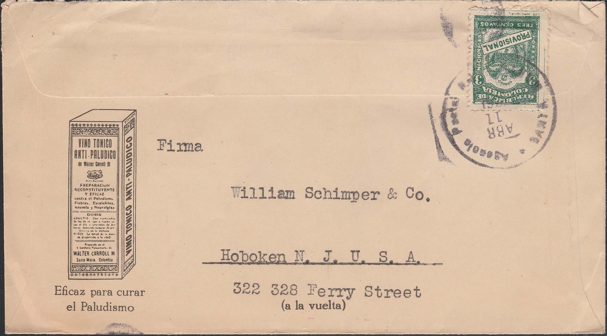 Advertising Cover - Front