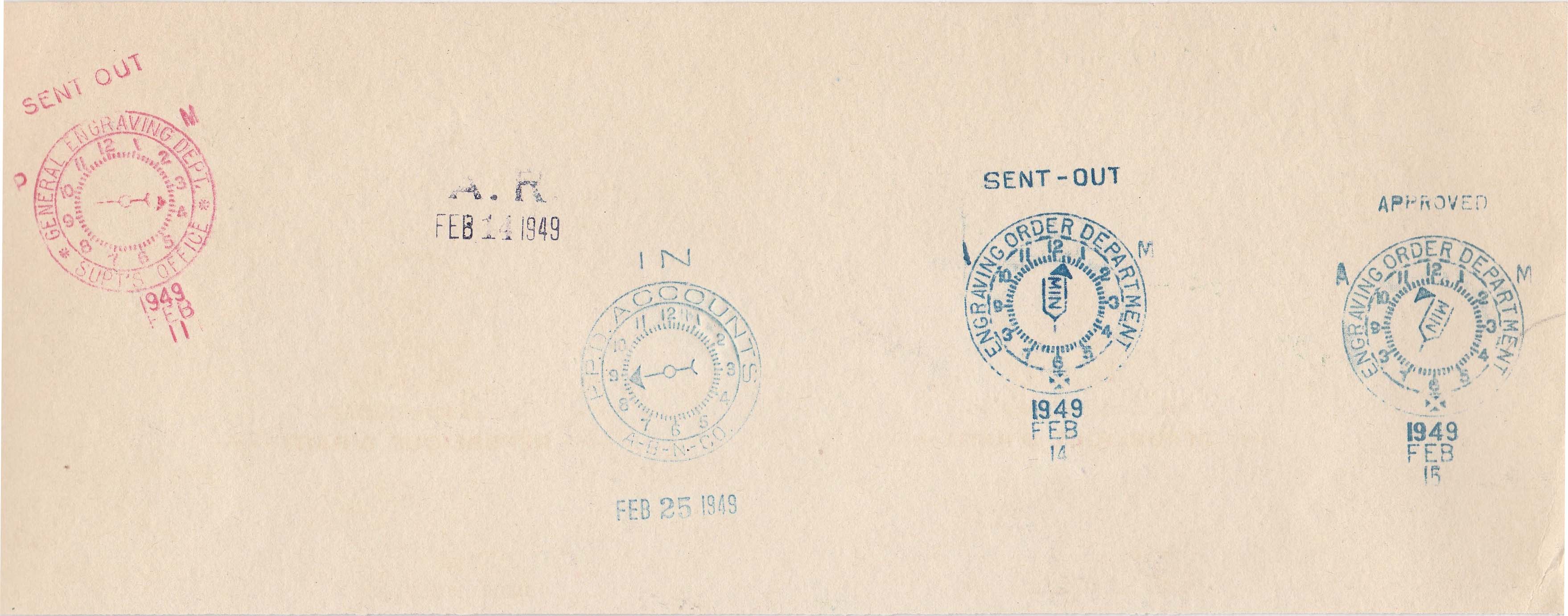 Haiti Scott CB8A Proof on Card Stock (Pair) - Back