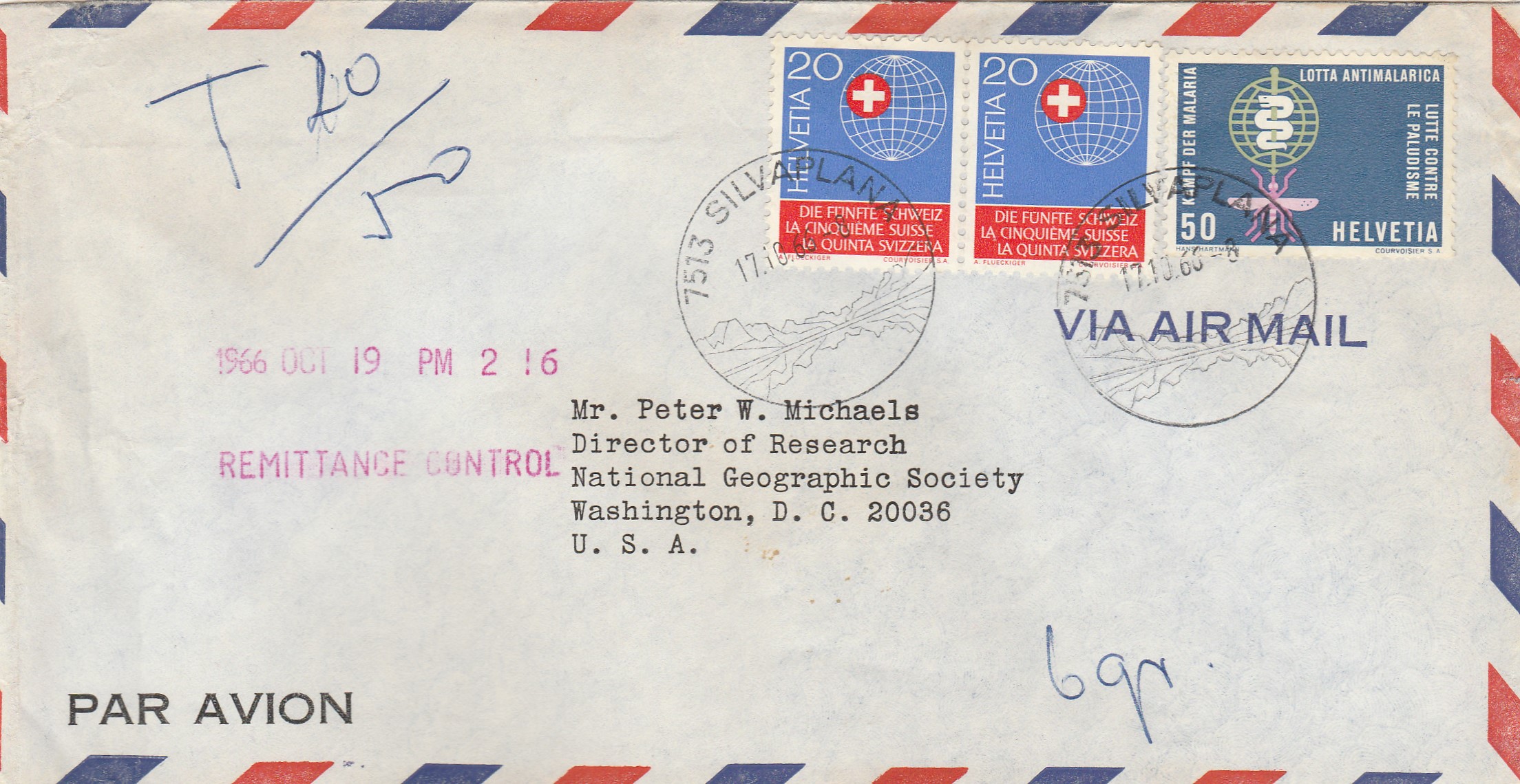 Swiss Postage Due Cover with Markings 2